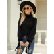Loose Long Sleeves Solid Color High-Neck Sweater Tops Loose Long Sleeves Solid Color High-Neck Sweater Tops
