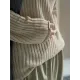 Solid Color Long Sleeves Loose V-Neck Sweater Tops Pullovers Solid Color Long Sleeves Loose V-Neck Sweater Tops Pullovers