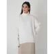 Casual Long Sleeves Loose Solid Color High-Neck Sweater Tops Casual Long Sleeves Loose Solid Color High-Neck Sweater Tops
