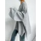 Stretch Mohair-Blend Balloon Sleeves Loose Solid Round-Neck Sweater Tops Stretch Mohair-Blend Balloon Sleeves Loose Solid Round-Neck Sweater Tops