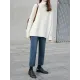 Casual Loose Long Sleeves Solid Color High-Neck Sweater Tops Casual Loose Long Sleeves Solid Color High-Neck Sweater Tops