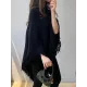 Casual Loose Tasseled Solid Color High-Neck Sweater Tops Casual Loose Tasseled Solid Color High-Neck Sweater Tops