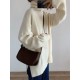 Casual Long Sleeves Loose Solid Color High-Neck Sweater Tops Casual Long Sleeves Loose Solid Color High-Neck Sweater Tops