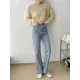 Gentle Mohair Knitted Loose Long Sleeves Solid Color Thin Sweater Tops Gentle Mohair Knitted Loose Long Sleeves Solid Color Thin Sweater Tops