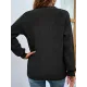 Stylish Loose Solid Color V-Neck Sweater Tops Stylish Loose Solid Color V-Neck Sweater Tops