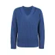 Stylish Loose Solid Color V-Neck Sweater Tops Stylish Loose Solid Color V-Neck Sweater Tops