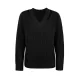 Stylish Loose Solid Color V-Neck Sweater Tops Stylish Loose Solid Color V-Neck Sweater Tops