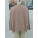 Casual Long Sleeves Loose Split-Side Solid Color Round-Neck Sweater Tops Casual Long Sleeves Loose Split-Side Solid Color Round-Neck Sweater Tops