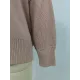 Casual Long Sleeves Loose Split-Side Solid Color Round-Neck Sweater Tops Casual Long Sleeves Loose Split-Side Solid Color Round-Neck Sweater Tops