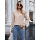 Casual Loose Solid Color V-Neck Shirts Top Casual Loose Solid Color V-Neck Shirts Top