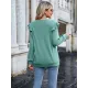 Casual Loose Solid Color V-Neck Shirts Top Casual Loose Solid Color V-Neck Shirts Top