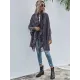 Casual Loose Tasseled Solid Patchwork Sweater Top Casual Loose Tasseled Solid Patchwork Sweater Top