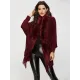Casual Loose Tasseled Solid Patchwork Sweater Top Casual Loose Tasseled Solid Patchwork Sweater Top