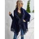 Casual Loose Tasseled Solid Patchwork Sweater Top Casual Loose Tasseled Solid Patchwork Sweater Top
