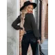 Casual Long Sleeves Solid Color V-Neck Sweater Tops
