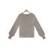 Casual Long Sleeves Solid Color V-Neck Sweater Tops