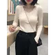Casual Skinny Long Sleeves Solid Color V-Neck Pullovers Casual Skinny Long Sleeves Solid Color V-Neck Pullovers