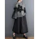 Casual Long Sleeves Loose Contrast Color Jacquard Round-Neck Pullovers Casual Long Sleeves Loose Contrast Color Jacquard Round-Neck Pullovers