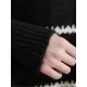 Casual Loose Long Sleeves Striped Round-Neck Sweater Tops Casual Loose Long Sleeves Striped Round-Neck Sweater Tops
