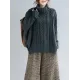 Cable- Knit High-neck Solid Loose Sweater Cable- Knit High-neck Solid Loose Sweater