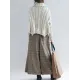Cable- Knit High-neck Solid Loose Sweater Cable- Knit High-neck Solid Loose Sweater