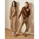 Warm Knitting High-neck Sweater Warm Knitting High-neck Sweater