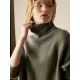 Warm Knitting High-neck Sweater Warm Knitting High-neck Sweater