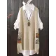 Loose Printed V-Neck Vest Loose Printed V-Neck Vest