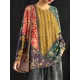 Ethnic Style Round Neck Print Sweater Ethnic Style Round Neck Print Sweater