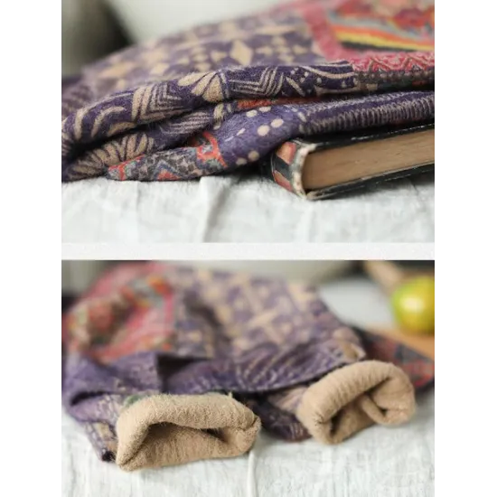 Ethnic Style Round Neck Print Sweater Ethnic Style Round Neck Print Sweater