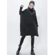 Black Cropped Turtleneck Sweater Dress Black Cropped Turtleneck Sweater Dress