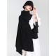 Original Solid High-Neck Irregularity Sweater Original Solid High-Neck Irregularity Sweater