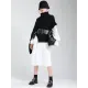 Original Solid High-Neck Irregularity Sweater Original Solid High-Neck Irregularity Sweater