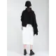 Original Solid High-Neck Irregularity Sweater Original Solid High-Neck Irregularity Sweater