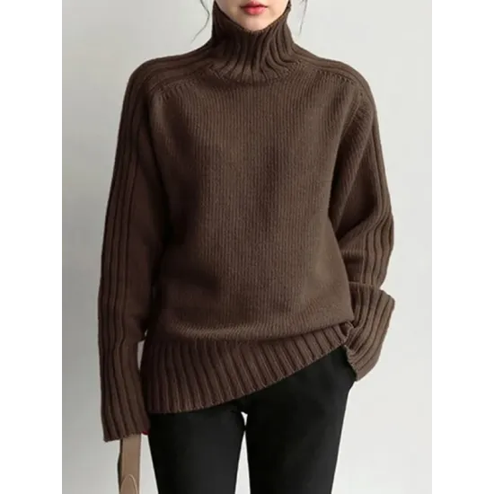Simple Turtleneck Sweater Simple Turtleneck Sweater