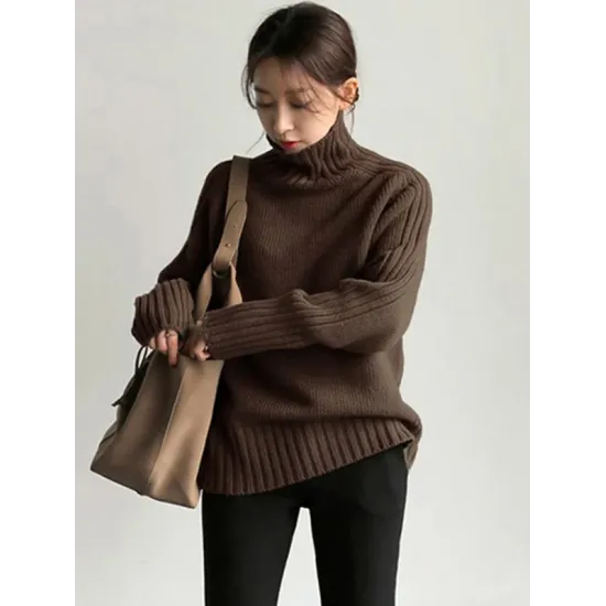 Simple Turtleneck Sweater Simple Turtleneck Sweater