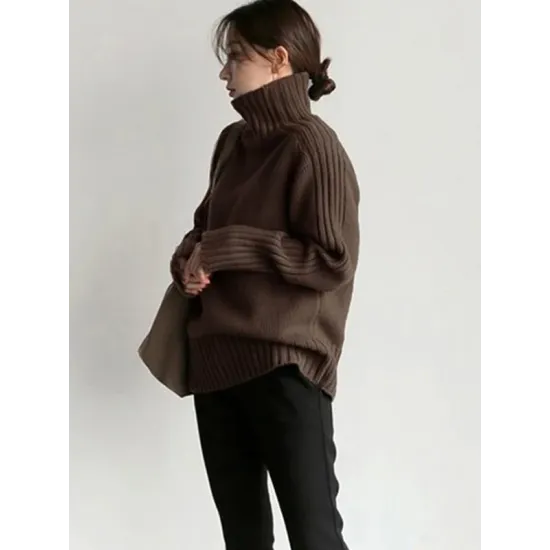 Simple Turtleneck Sweater Simple Turtleneck Sweater