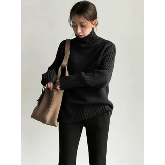 Simple Turtleneck Sweater Simple Turtleneck Sweater
