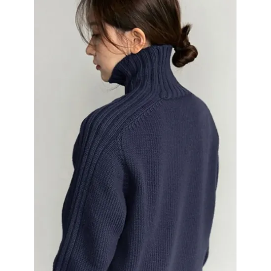 Simple Turtleneck Sweater Simple Turtleneck Sweater