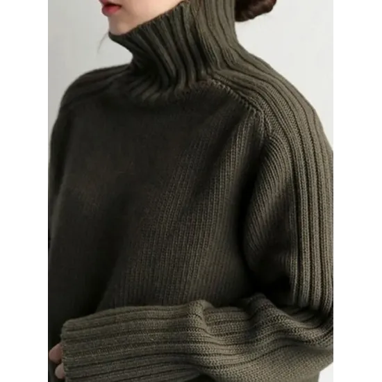 Simple Turtleneck Sweater Simple Turtleneck Sweater