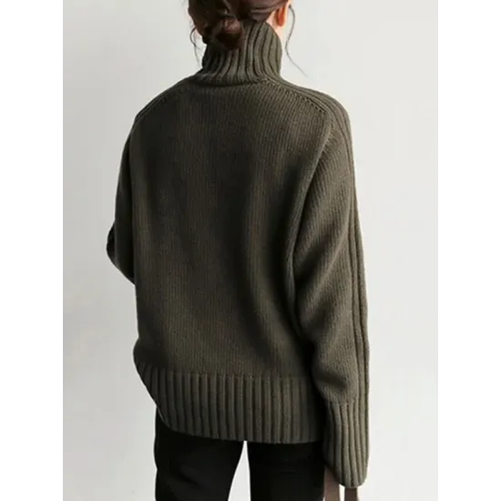 Simple Turtleneck Sweater Simple Turtleneck Sweater