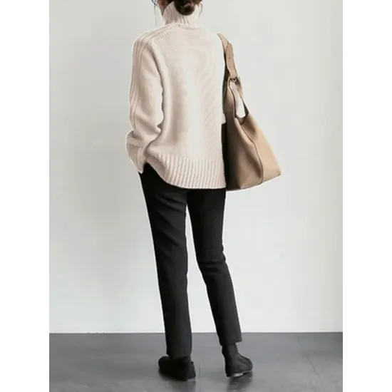Simple Turtleneck Sweater Simple Turtleneck Sweater