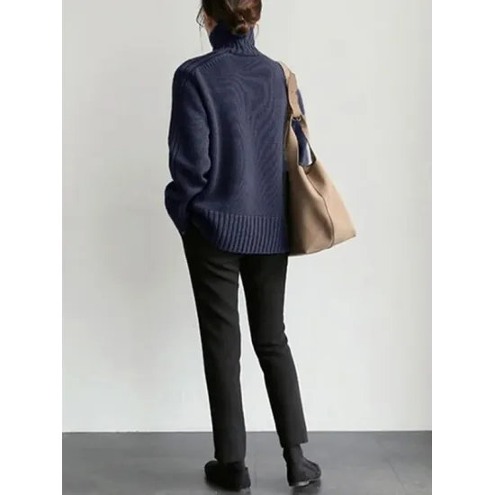 Simple Turtleneck Sweater Simple Turtleneck Sweater