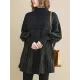 Knitting Pleats Split-Joint High-Neck Pullover Top Knitting Pleats Split-Joint High-Neck Pullover Top