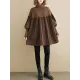 Knitting Pleats Split-Joint High-Neck Pullover Top Knitting Pleats Split-Joint High-Neck Pullover Top