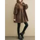 Knitting Pleats Split-Joint High-Neck Pullover Top Knitting Pleats Split-Joint High-Neck Pullover Top