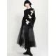 Stylish Bowknot Round-Neck Knitting Sweater Stylish Bowknot Round-Neck Knitting Sweater