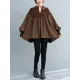 Stylish Knitting Split-Joint Puff Sleeve Shirt Pullover Top Stylish Knitting Split-Joint Puff Sleeve Shirt Pullover Top