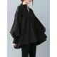 Stylish Knitting Split-Joint Puff Sleeve Shirt Pullover Top Stylish Knitting Split-Joint Puff Sleeve Shirt Pullover Top