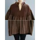 Stylish Knitting Split-Joint Puff Sleeve Shirt Pullover Top Stylish Knitting Split-Joint Puff Sleeve Shirt Pullover Top